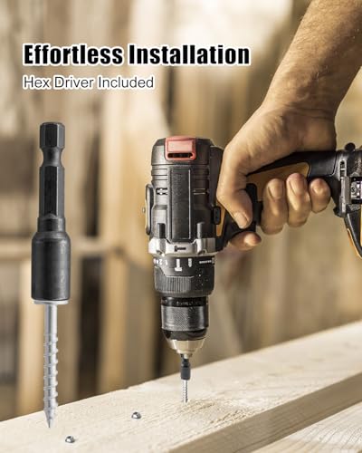9 x 1-1/2" Joist Hanger Screws for Wood Framing Decking Connections