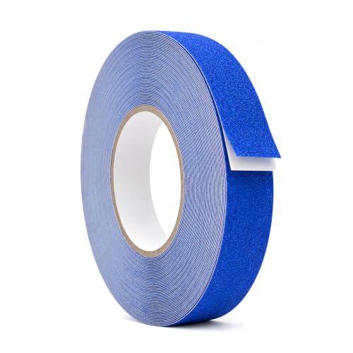 WOD Heavy Duty Anti Slip Tape Dark Blue - 1 inch x 30 ft. Non Skid Treads Weather Proof Indoor/Outdoor Traction Tape for No Slip Stairs ASTC32 - color: Dark Blue, size: 1 Inch (25mm)