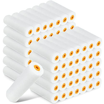 Nuogo 120 Pcs 4 Inch Foam Paint Roller Refills Mini High Density Roller - size: 4 Inch