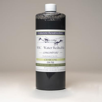 Cement Stain Concentrate - Blue Undertones (32 Ounce) - color: Charcoal, size: 32 ounce