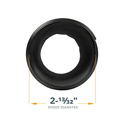 POWERTEC 2-1/2'' x 36'' Dust Collection Hose, 2.5 Inch Flexible PP Dust Collector Hose for Table Saw, Miter Saw, Drill Press, Belt Sander, Woodworking and Wood Shop Dust Collection System (70198) - size: 2.5'' x 36'' PP Hose
