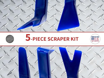 Bojo Tools - 5-Piece Plastic Pry Tool Kit with F1 Case - Medium Duty