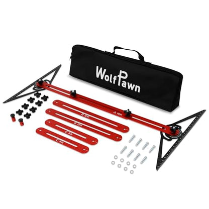 Stair Tread Template Tool,Adjustable 8-72In Stair Measuring Tool
