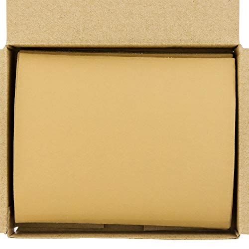 Dura-Gold Premium 1/4 Sheet Gold Sandpaper Sheets, 800 Grit (Box of 25) - size: 800-Grit
