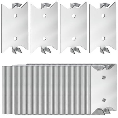 300 Pcs Nail Plates, 1.5 x 2.5 Inch Nail Plates for Wood Studs, Nail Plates Electrical for Protection Plumbing Wiring - size: (300 pcs)1.5x2.5Inch