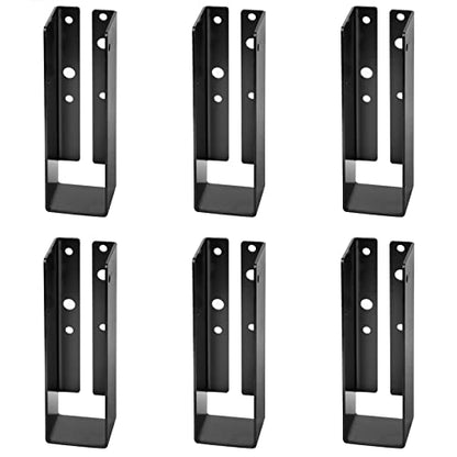 GBGS 6 Pack 2x6 Joist Hanger,14 Gauge - size: 2x6