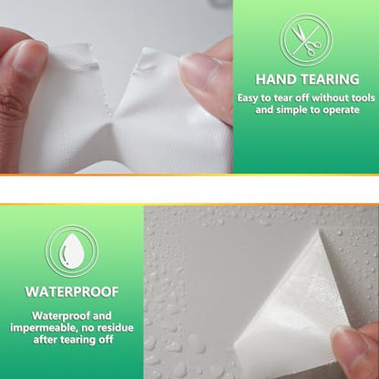 White Window Weather Sealing Tape, AC Seal Air Conditioner Waterproof