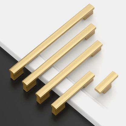 Asidrama 10 Pack 3 Inch(76mm) Champagne Bronze Cabinet pulls Kitchen Cabinet Handles, Kitchen Cabinet Hardware for Cupboard Drawer Pulls - color: Champagne Bronze, size: 3" Hole Center(76mm)