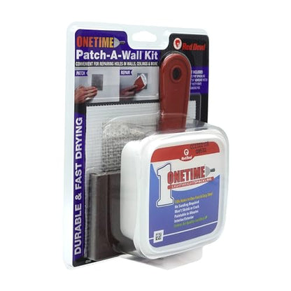 Red Devil 0549 ONETIME Lightweight Spackling Patch-A-Wall Kit, 1/2 Pint, Made in USA - size: Pack of 1, style: Kit