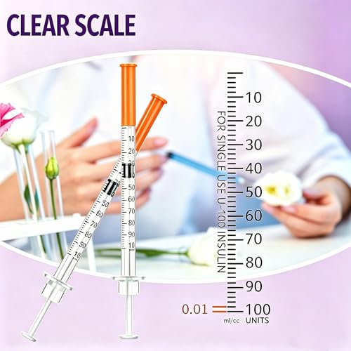 100Pack,1ml/cc 31G1/4"（6mm), Pack of 100 - size: 1ml/cc 31G 1/4"
