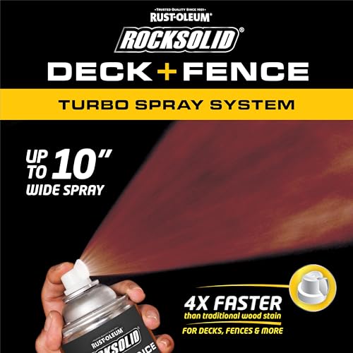 RockSolid Deck & Fence Redwood Protective Stain & Sealer - color: Redwood, size: 23 oz Aerosol (Pack of 1)