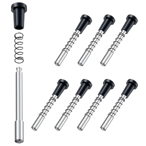 8 Pack Window Screen Plunger Latches with Caps Black - color: Black