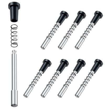 8 Pack Window Screen Plunger Latches with Caps Black - color: Black