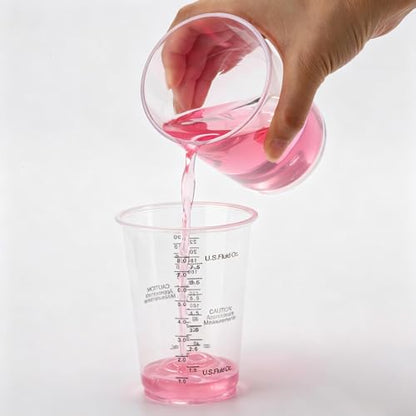 60 Pcs 8oz Epoxy Resin Mixing Cups Disposable Plastic Measuring Cups