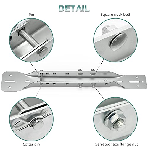 ForoGore Garage Door Reinforcement Bracket, Adjustable Opener Support