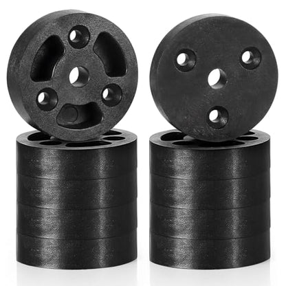 10 Pcs,2" X 1/2" Deck Board Ledger Spacers Bulk Building Drainage Tool - size: 2" X 1/2"