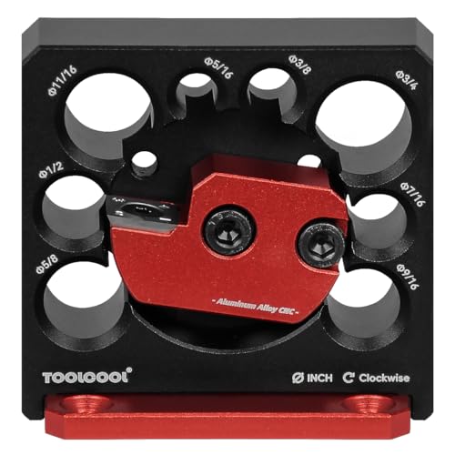 Toolcool Electric Drill Carbide Inserts Dowel Maker High Speed Dowel Cutter Plate (Imperial 8 Holes)