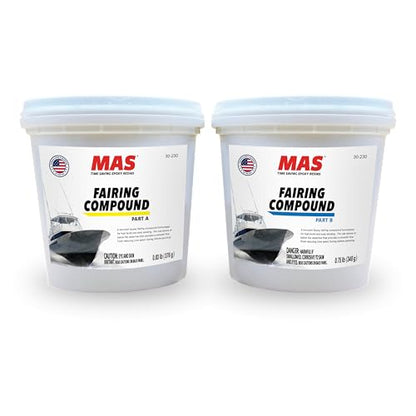 MAS Epoxy Fairing Compound 2 Pint, Excellent Sag Resistance - size: 2 Pint