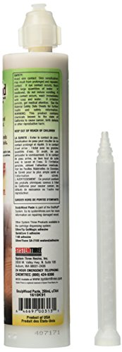 System Three SculpWood Paste Wood Epoxy Filler, UTAH Cartridge, 8.4oz - size: 8.4 OZ