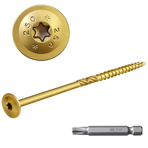 FMhotu Lag Screws, 5/16" x 10" Structural Screws - size: 5/16" x 10"