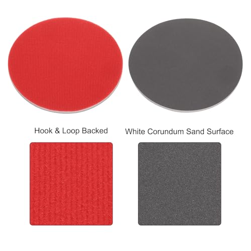 uxcell 10pcs 2000 Grit Sanding Sponge 6" Hook and Loop Sanding Disc - size: 6 Inch, style: 2000 Grit