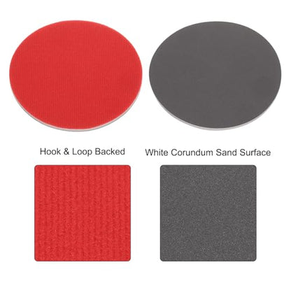 uxcell 10pcs 2000 Grit Sanding Sponge 6" Hook and Loop Sanding Disc - size: 6 Inch, style: 2000 Grit