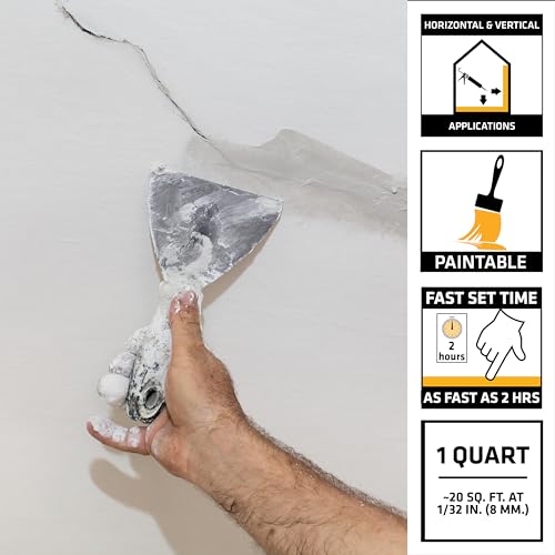 Sika - Sikacryl - Gray - Ready-Mix Concrete Patch - for Repairing spalls and Cracks in Concrete and Masonry - Textured - 1 qt (Pack of 1) - size: 1 qt (Pack of 1)