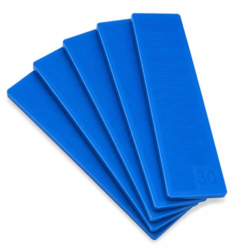 1/16" (2 mm) Plastic Glazing Blocks Glazing Frame Spacer Door Window Frame Packers - size: 1/16" (2mm) Blue