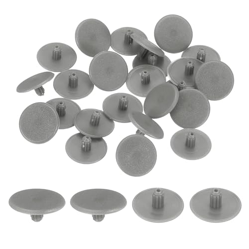 uxcell 300Pcs 3x13mm Plastic Hole Plugs, Round Screw Cap Cover, Panel Drill Hole Plugs for Furniture Cabinet Cupboard Shelves Fencing Post Pipe Insert End Caps, Gray - color: Gray, size: 3x13mm