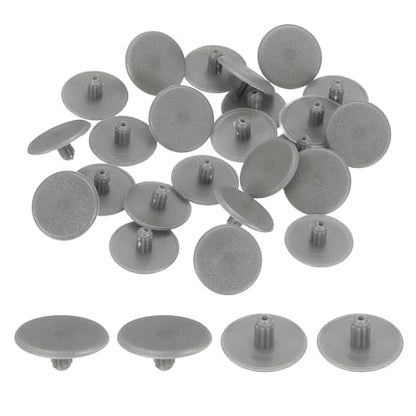 uxcell 300Pcs 3x13mm Plastic Hole Plugs, Round Screw Cap Cover, Panel Drill Hole Plugs for Furniture Cabinet Cupboard Shelves Fencing Post Pipe Insert End Caps, Gray - color: Gray, size: 3x13mm