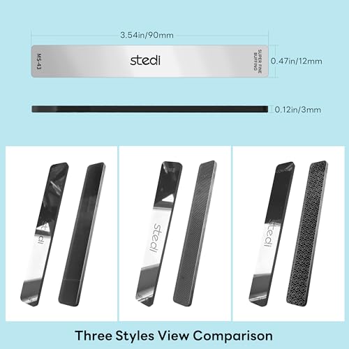 stedi Hobby Model Polishing Tools 3 PCS, Precision Glass Polishing Files - style: 3 PCS Glass Files