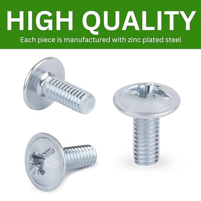 Spare Hardware Parts Replacement for IKEA Furniture Screw Metric Flat MLKX Screw - Part #100404 | Machine Screw M4.0-0.7×10 Full Thread with PZD2/SLOT Recess | Pack of 20 - size: 100404
