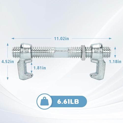 tonchean 280 mm 4 Pack Shipping Container Bridge Fitting Clamps