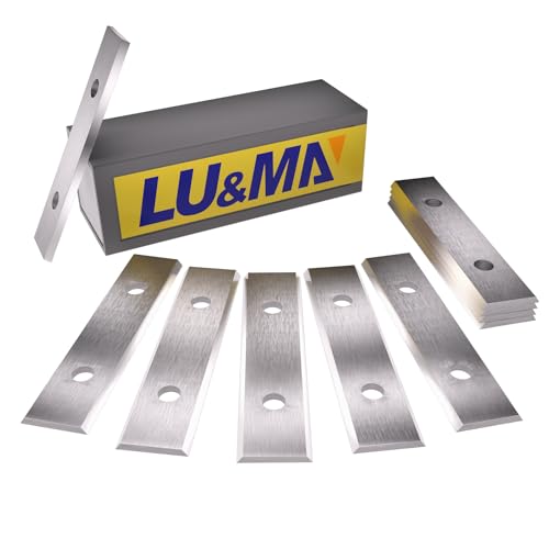 LU&MN Carbide Scraper Replacement Blades, 2"(50×12×1.5mm), 10 Pcs - style: 2"