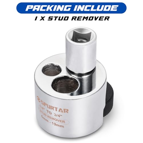 Spurtar 1/2'' Drive Stud Remover Bolt Extractor Nut Splitter 1/4" to 3/4"