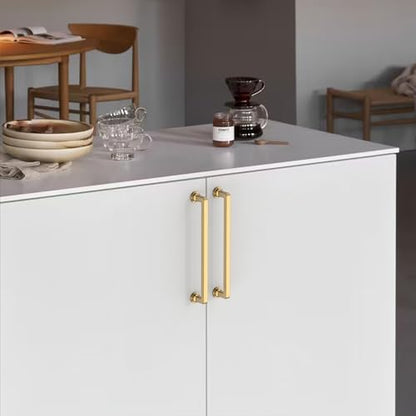 10 Pack 7.5 Inch Champagne Bronze Cabinet Pulls, Kitchen Hardware - color: Champagne Bronze, size: 7.5" Hole Center