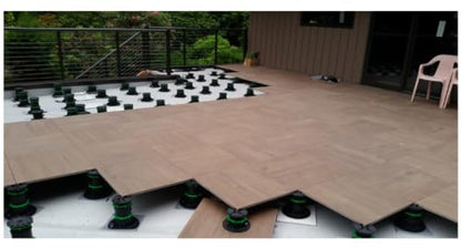 AP Adjustable Paver/Tile Pedestal .75"-7" Decking and Flooring., Black (AD3.5"-7")