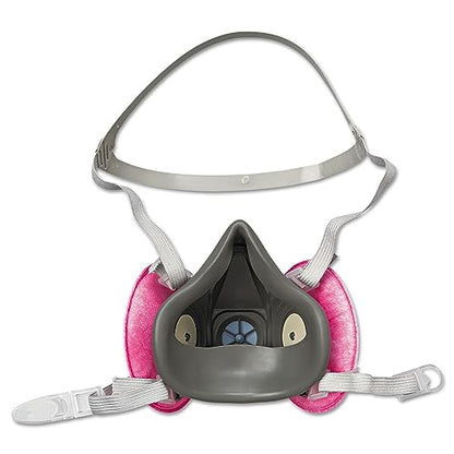3M 6391 Half Facepiece Respirator 6000 Series, Reusable - size: 1 Count (Pack of 1)