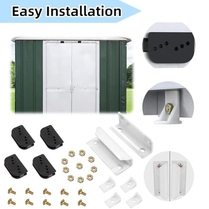DK100-A Sliding Shed Door Tune-Up Kit for Arrow Shed Doors - color: White