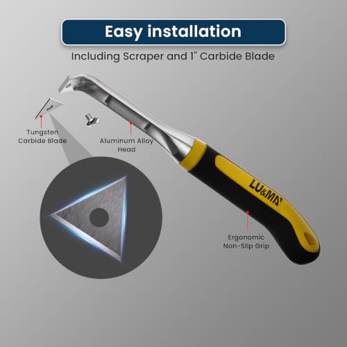 LU&MN Carbide Scraper Replacement Blades, 1" Triangle, 10 Pcs - style: 1"Triangle