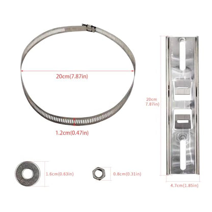 Sign Mounting Bracket Pole Mounting Kits 304 Stainless Steel