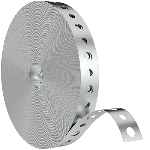 Galvanized Metal Pipe Strap 3/4-Inch x 100-Feet 24-Gauge