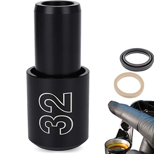 Dust Seal Installation Tool Fork Dust Seal Driver Dust Wiper Installation Tool Guide Compatible for Fox Rockshox Suspension Fork Lower Leg in 30mm 32mm 34mm 35mm 36mm 40mm - style: Size 32