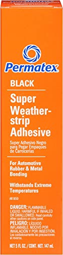 Permatex 81850 Black Super Weatherstrip Adhesive, 5 oz. - size: 5 Ounce