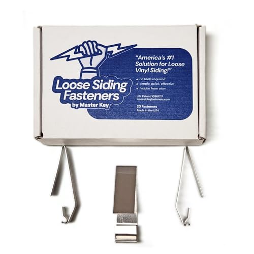 Secure Loose & Unlocked Areas of Vinyl siding 20 pcs - size: Pack of 20