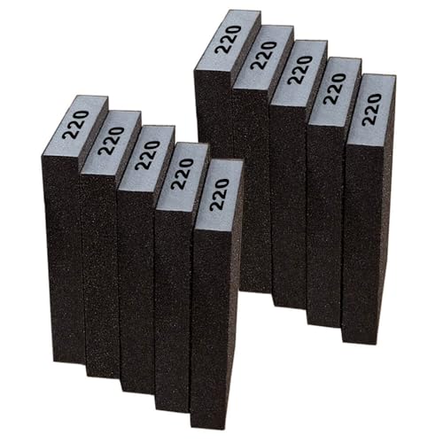 Sanding Sponge 220 Grit Sanding Block - Drywall Sanding Block for Wood - size: 220 Grit