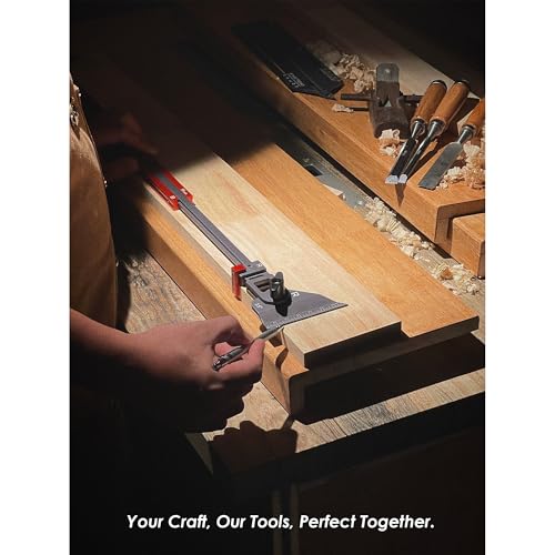 Stair Tread Template Tool - Stair Template Tool Stair Tread Jig Tool - color: Red-Gray