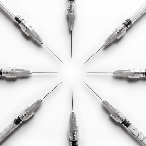 Luer Lock 1ml 27Ga 1/2 inch Lab Supplies Measuring Syringes with Needle for Industrial and Scientific, Fluids Refilling, Dispensing and Transferring - 20 Pack - style: 1ml 27g 1/2 inch