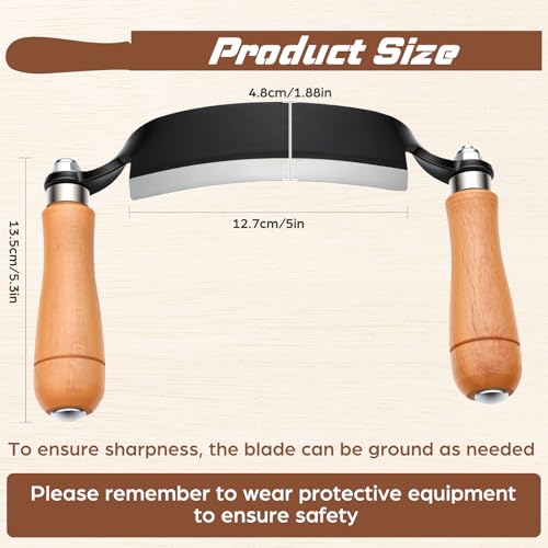 5 Inch Draw Knife Debarking Tool for Woodworking,Curved - size: 5 Inch, style: Curved