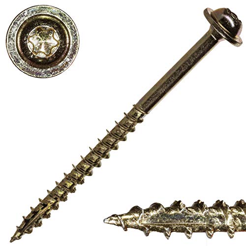 Cabinet Screws, 5lb, Approx. 455 Pieces - #9 x 2-1/2" Cabinet Screws for Wall Cabinet Mounting, Bathroom, Kitchen, Durable Secure Cabinet Hardware - color: Bronze, size: 5 Lb Tub|#9 x 2-1/2"